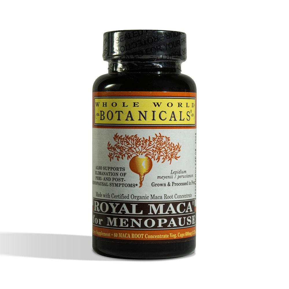 Pastillas para la menopausia / Whole World Botanicals Royal Maca for Menopause