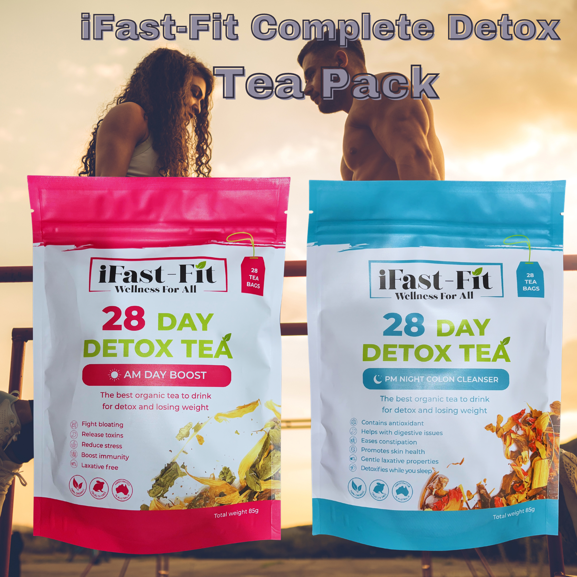 iFastFit Te Detox Completo de Dia y Noche/ complete detox tea day & Night